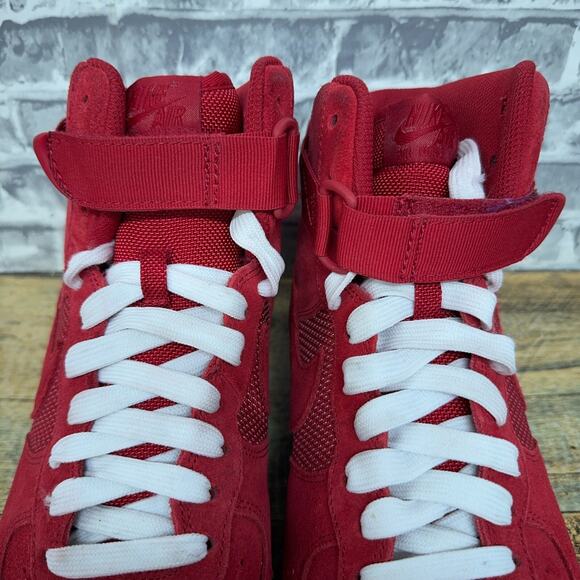 Nike Air Force 1 '07 LV8 High Gym Red Gum 806403-601 Mens Size 11.5 Rare 2017 - Picture 5 of 9